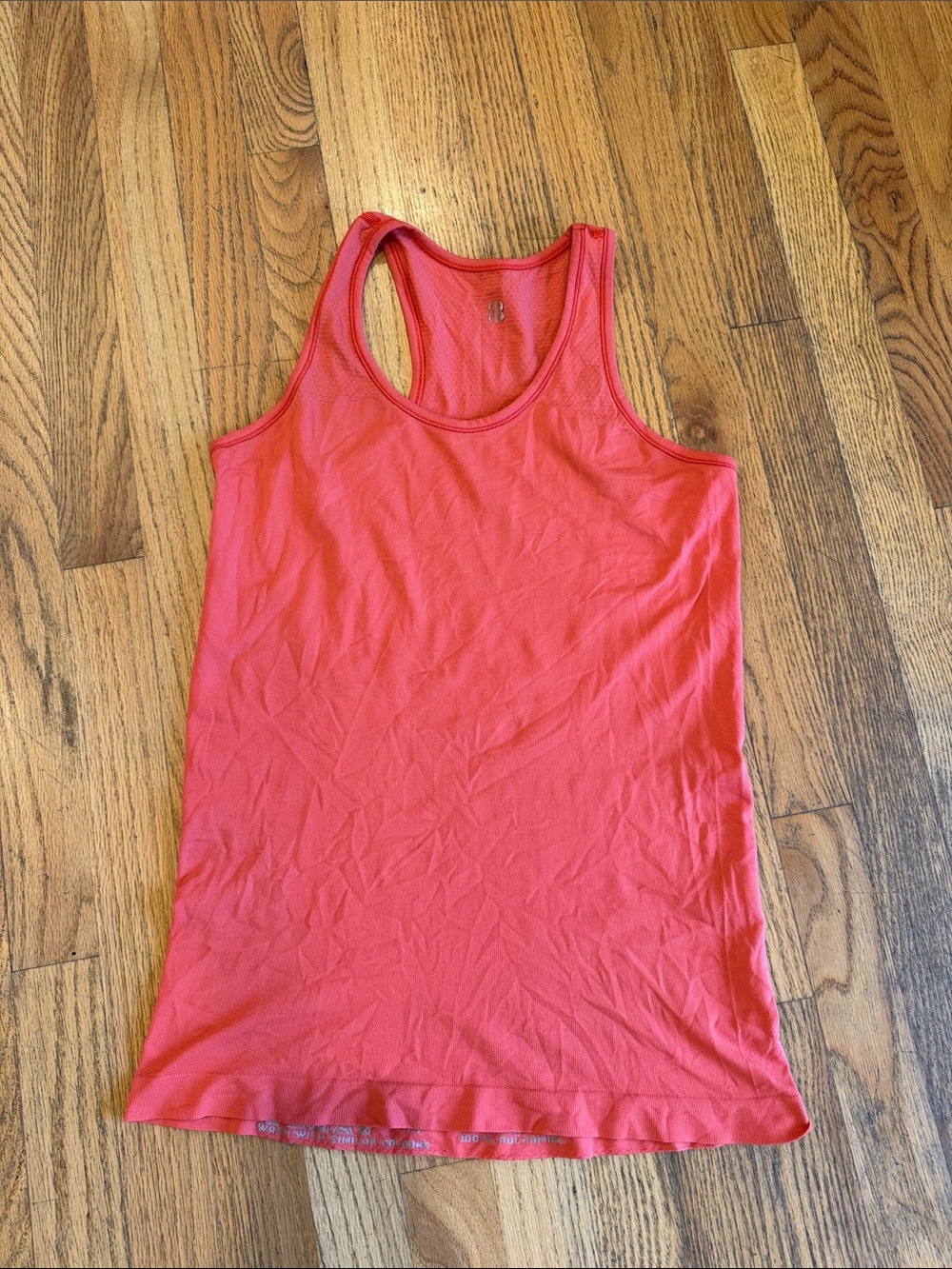 Sweaty Betty Coral Racerback Tank
